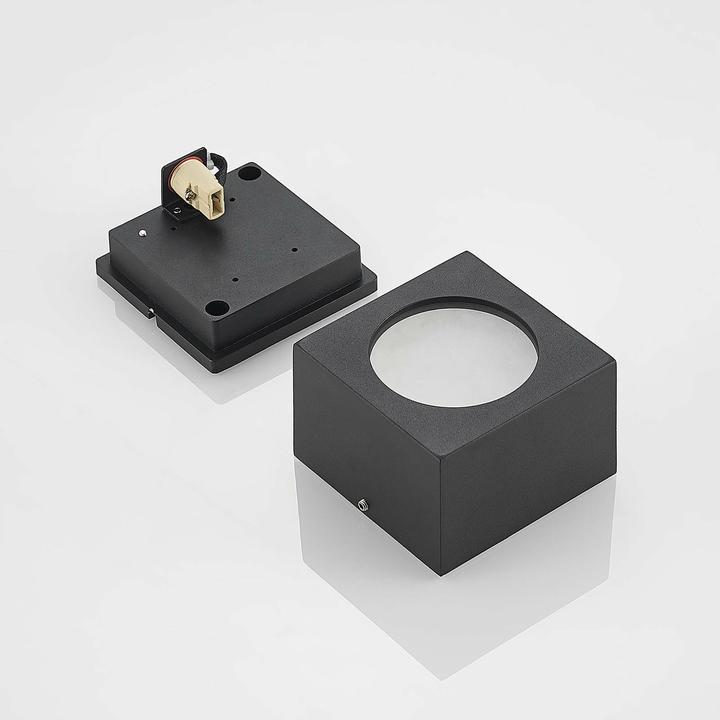 Actual product image Arcchio Nieva downlight, G9, angular, black (G9)