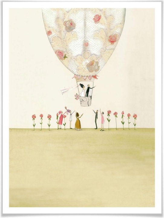 Produktbild Trenddeko Hochzeitsballon (30 x 40 cm)