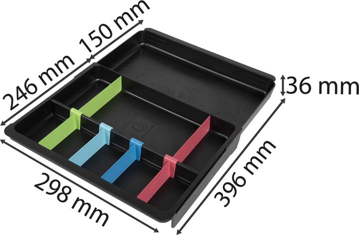 Image du produit Exacompta Insertion de tiroir Insertion de tiroir (298 x 246 x 36 mm)