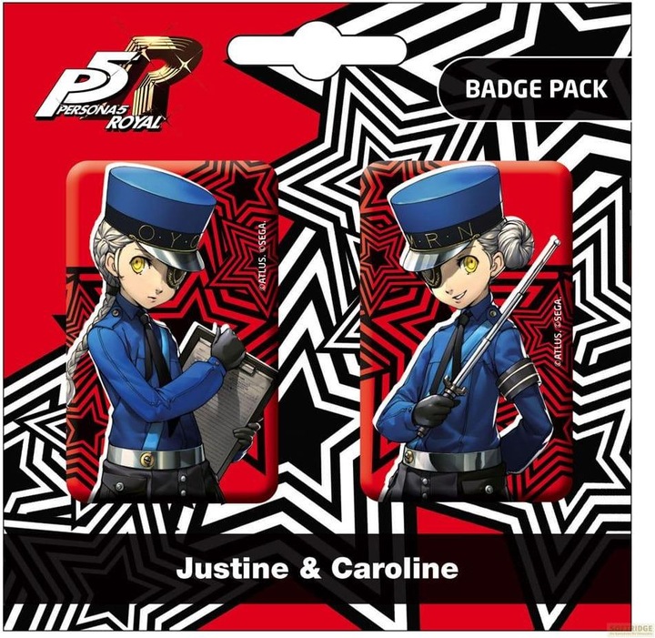 Immagine prodotto POPbuddies Persona 5 Royal badge bottoni confezione doppia Justine & Caroline