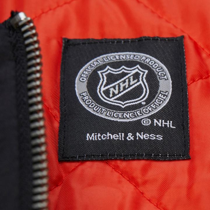 Actual product image Mitchell & Ness M&N Heavyweight Satin Jacke NHL Anaheim Ducks - M (M)