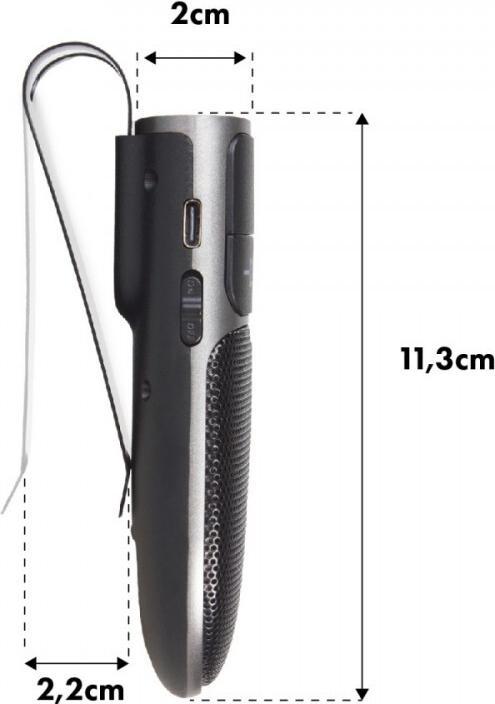 Image du produit Audiocore Kit mains libres sans fil Visor Clip On AC480 (Sans fil)