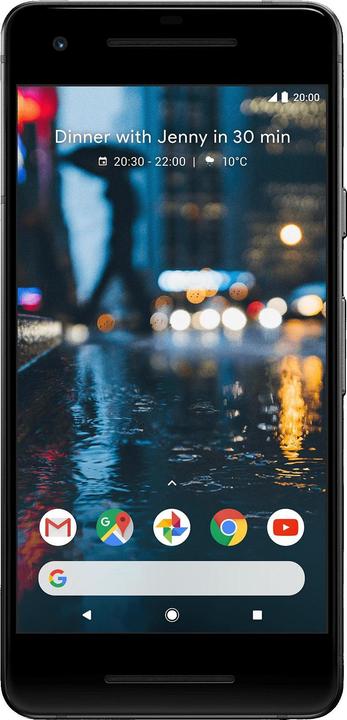 Google Pixel 2 (128 GB, Just Black, 5", Single SIM, 4G)