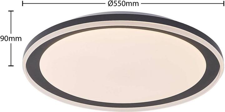 Actual product image Lindby Verdan LED ceiling light, CCT, dimmable (4800 lm)