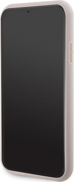 Produktbild Guess GUHMN61G4GFRP iPhone 11 6.1" / Xr różowy/pink hardcase 4G Collection Leather Metal Logo MagSaf (Apple iPhone 11, Apple iPhone XR)