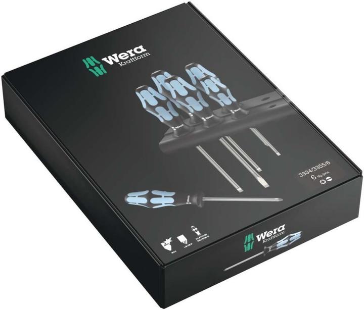 Produktbild Wera 3334/3355/6 Rack (Pozidriv-Kreuzschlitz (PZ), Schlitz)
