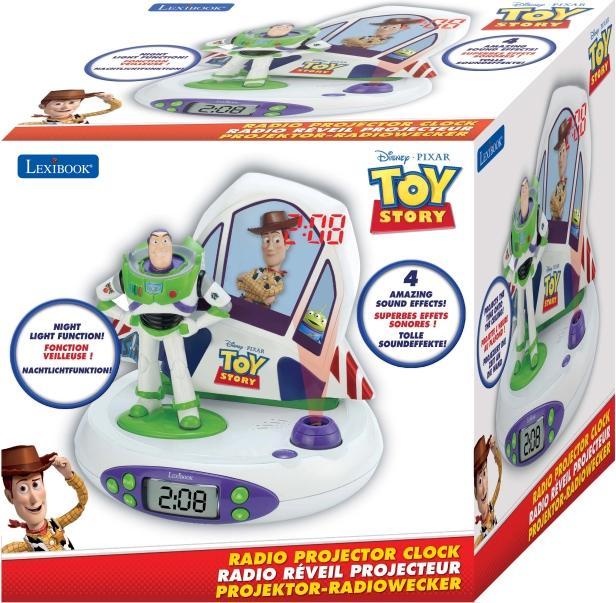 Actual product image Lexibook Disney Toy Story Projector clock with sounds
