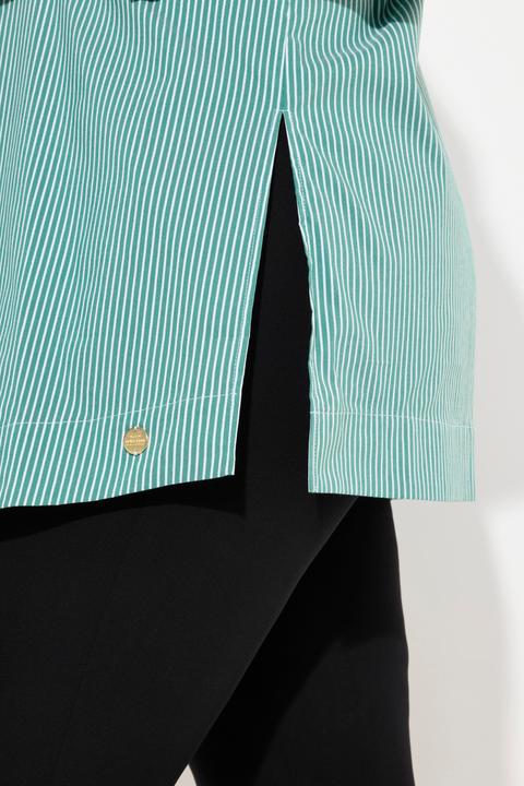 Immagine prodotto Ulla Popken Camicia con righe, colletto da camicia e maniche lunghe (60)