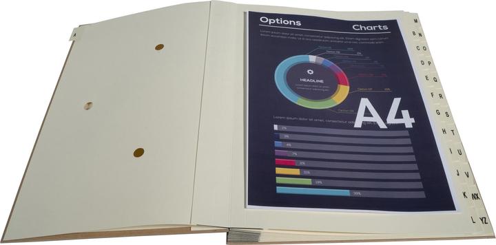 Actual product image Exacompta Folders with pleated spine (A4, 64x)