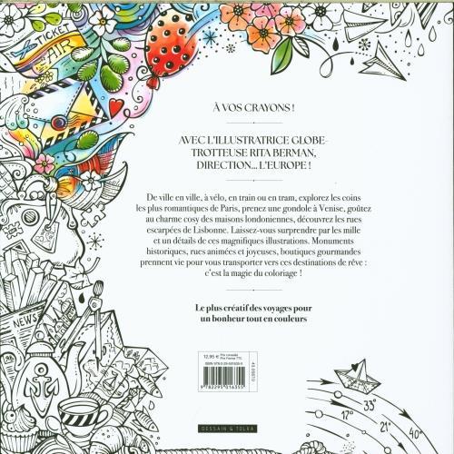 Image du produit Larousse pratique Voyage en Europe : 80 coloriages pour s'évader (Français, 2025)