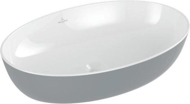 Produktbild Villeroy & Boch Aufsatzwaschbecken Artis 61 cm oval weiss/french linen 419861BCT7 (410 mm, 610 mm)