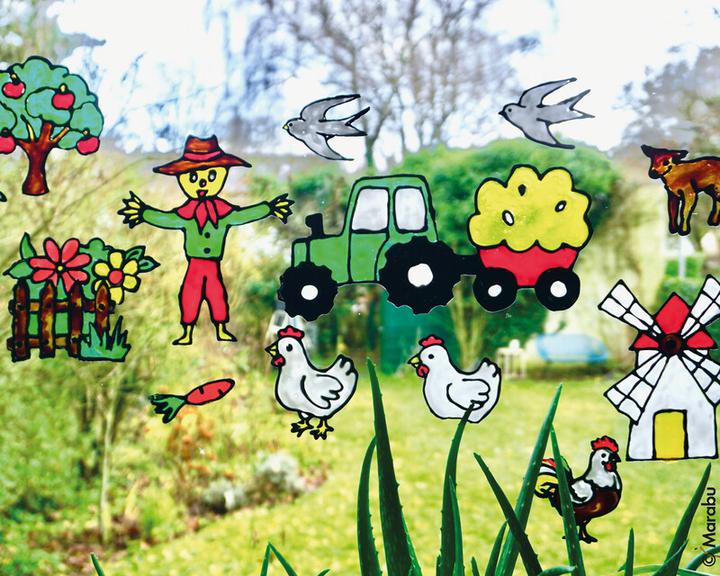 Actual product image Marabu Window Color Bauernhof 6x25ml (150 ml)