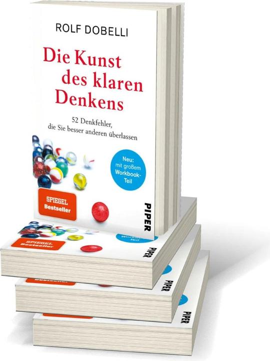 Actual product image Die Kunst des klaren Denkens (German, Rolf Dobelli, 2021)