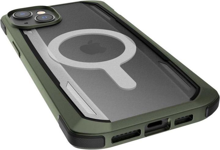 Immagine prodotto X-Doria Custodia Raptic Secure per iPhone 14 Pro con manicotto MagSafe verde blindato (Apple iPhone 14 Pro)