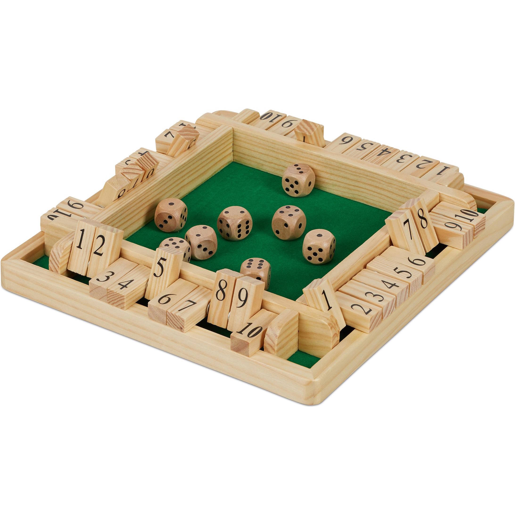 Relaxdays Shut Box (Deutsch, Englisch)