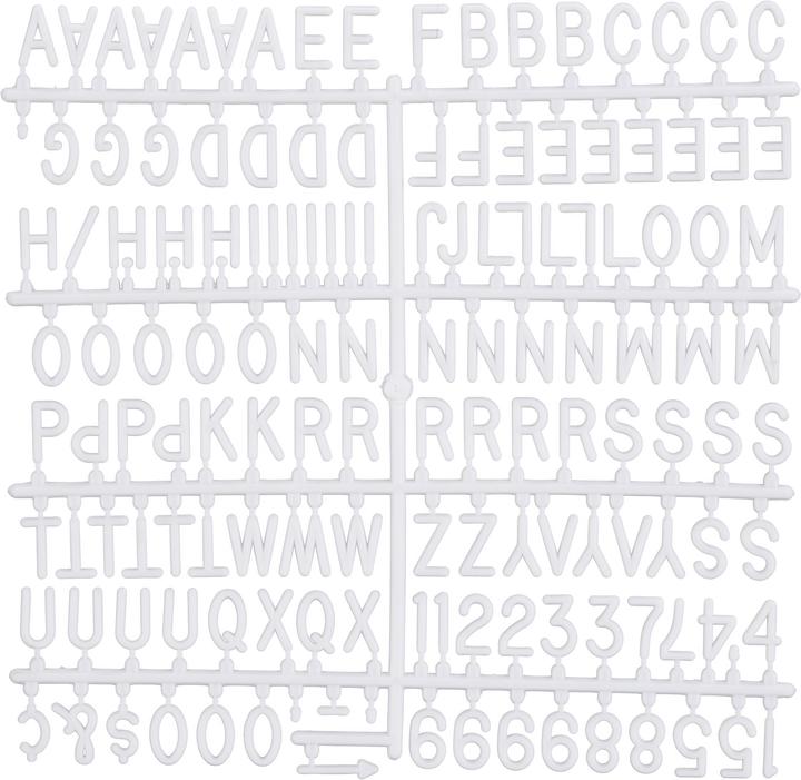 Actual product image Relaxdays Letter Board XL 30 x 45 cm (Bulletin board, 30 x 2 x 45 cm)