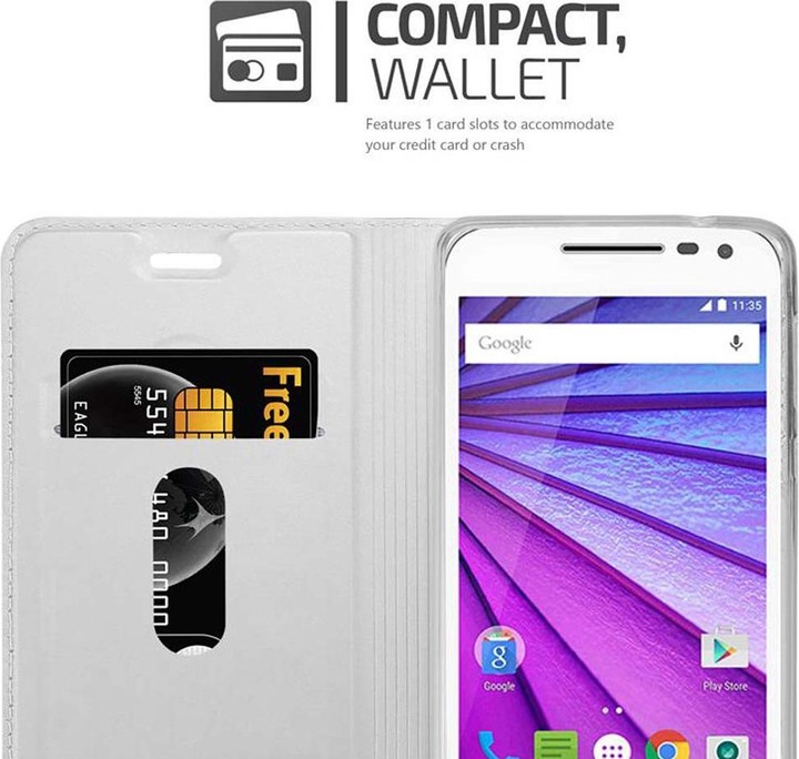 Actual product image Cadorabo Book Classy Style Cover (Motorola Moto G30)