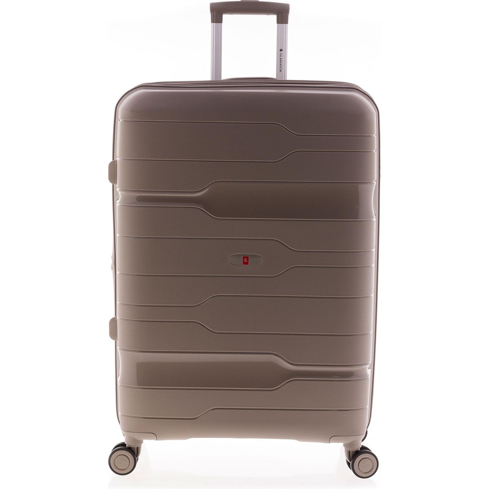 Wüsthof, Koffer, 3800 4 Rollen Trolley 77 cm mit Dehnfalte, Beige, (105 l, XL (ab 115l))