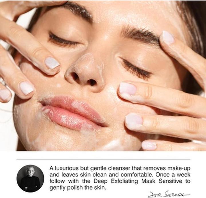 Actual product image Dr Sebagh Rose De Vie Cream Cleanser oczyszczający krem do twarzy 100ml (Cleansing lotion, 100 ml)