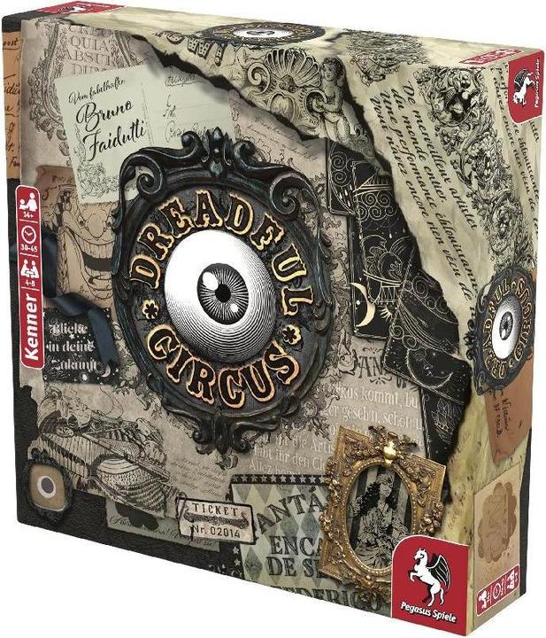 Image du produit Pegasus 57517G - Dreadful Circus - Jeu de cartes, pour 4 à 8 joueurs, à partir de 14 ans (édition allemande) (Allemand)
