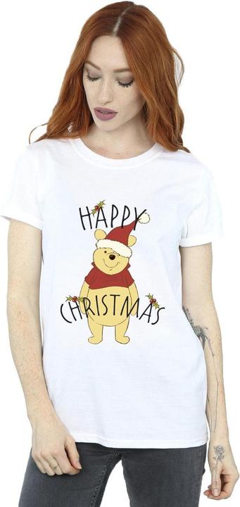 Produktbild Disney Winnie The Pooh Happy Christmas Holly TShirt (4XL)