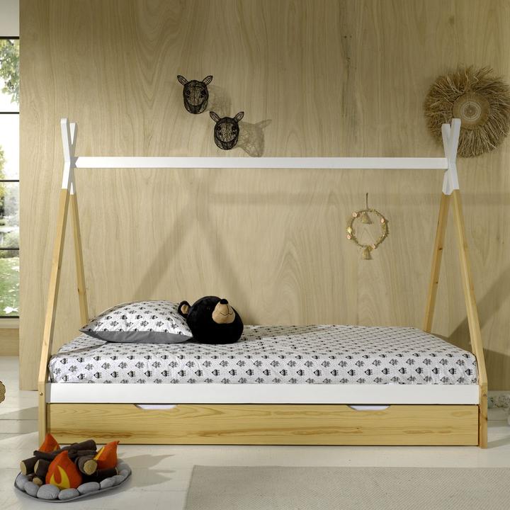 Produktbild Vipack Tipibett mit Ausziehkasten (90 x 200 cm)