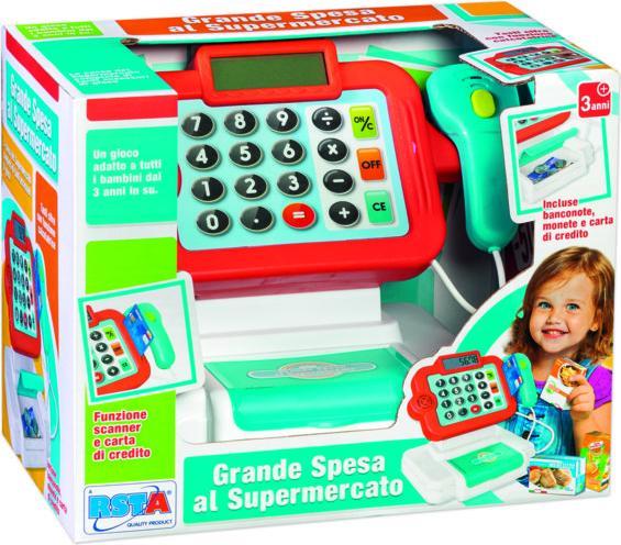 Immagine prodotto Rs Toys Grande spesa al supermercato - registratore di cassa a batterie