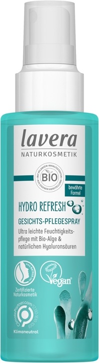 Lavera Hydro Refresh Facial Care Spray with Algae and Hyaluronic Acid 100ml (Körperlotion, 100 ml)