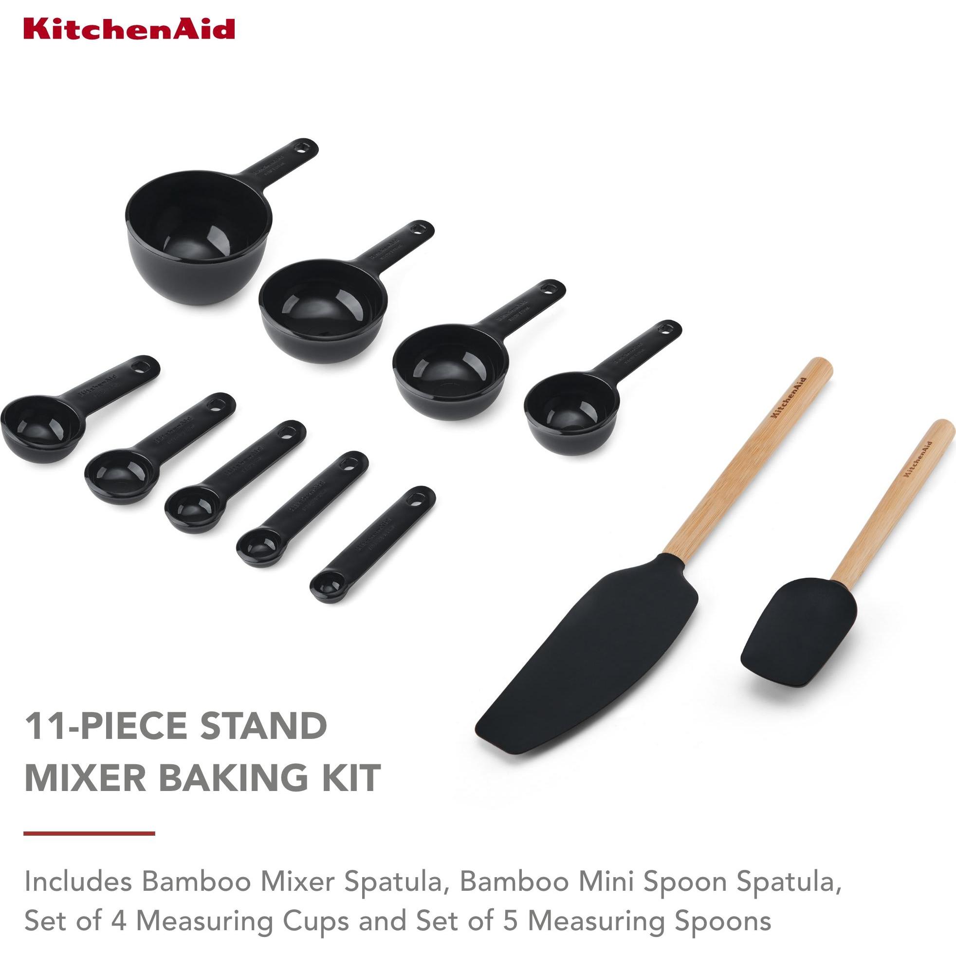 Thumbnail - KitchenAid 11pc Stand Mixer Set – Onyx Black, Messbecher, Rot