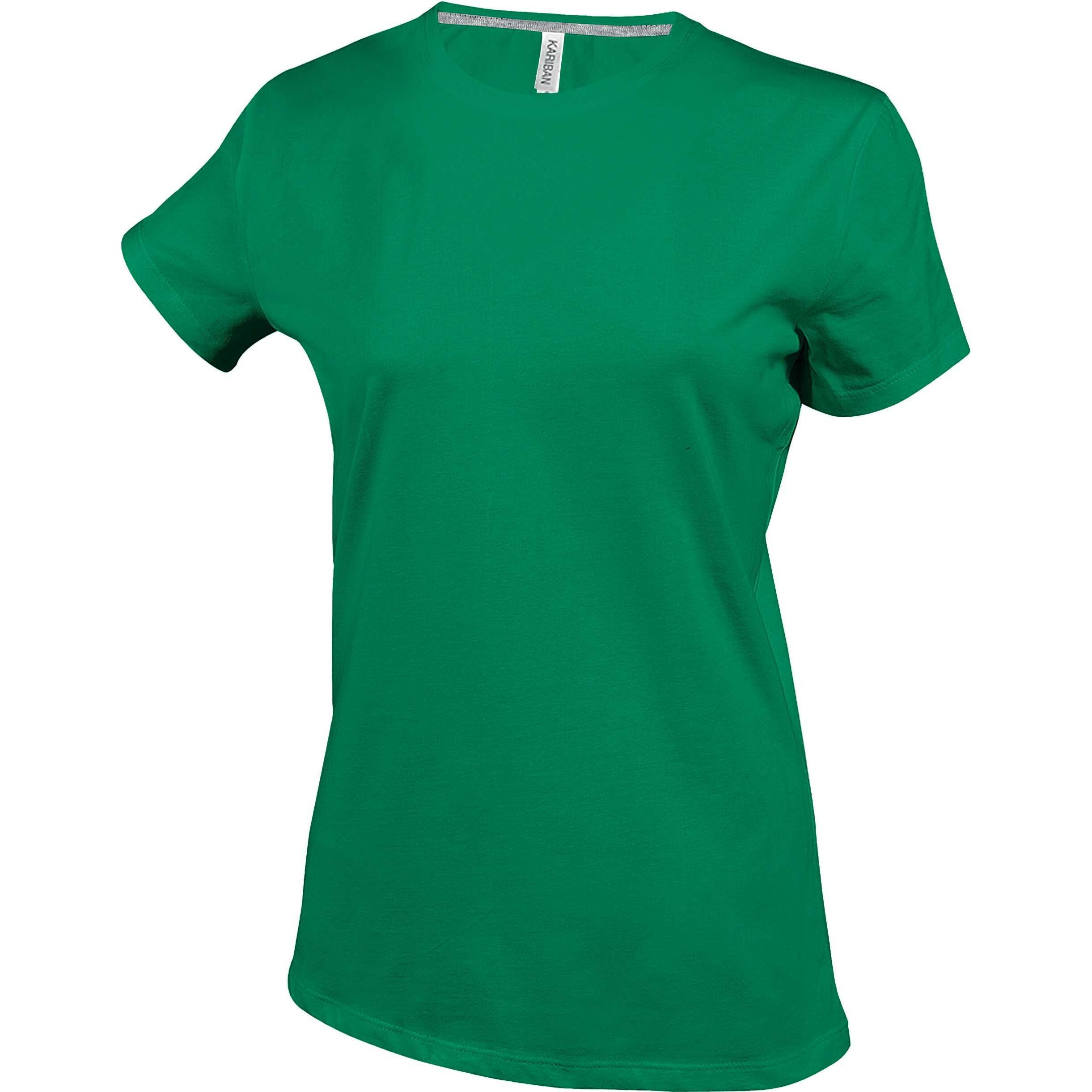 Kariban, Damen, Shirt, Col Rond côton, Grün, (L)