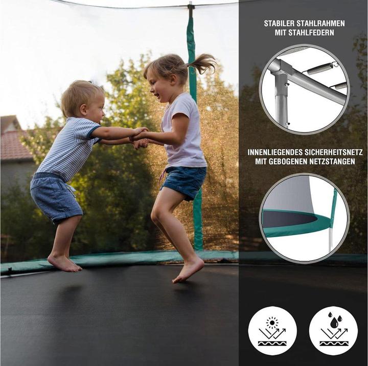Produktbild Koor Trampolin mit Leiter Ø 244 cm, Durchmesser: 244 (244 cm)