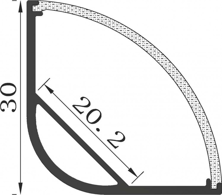 Produktbild Synergy 21 LED U-Profil 200cm - ALU016-R