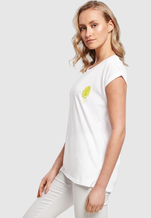 Produktbild Merchcode Ladies Its Tennis Time Extended Shoulder Tee - 116489 (M)