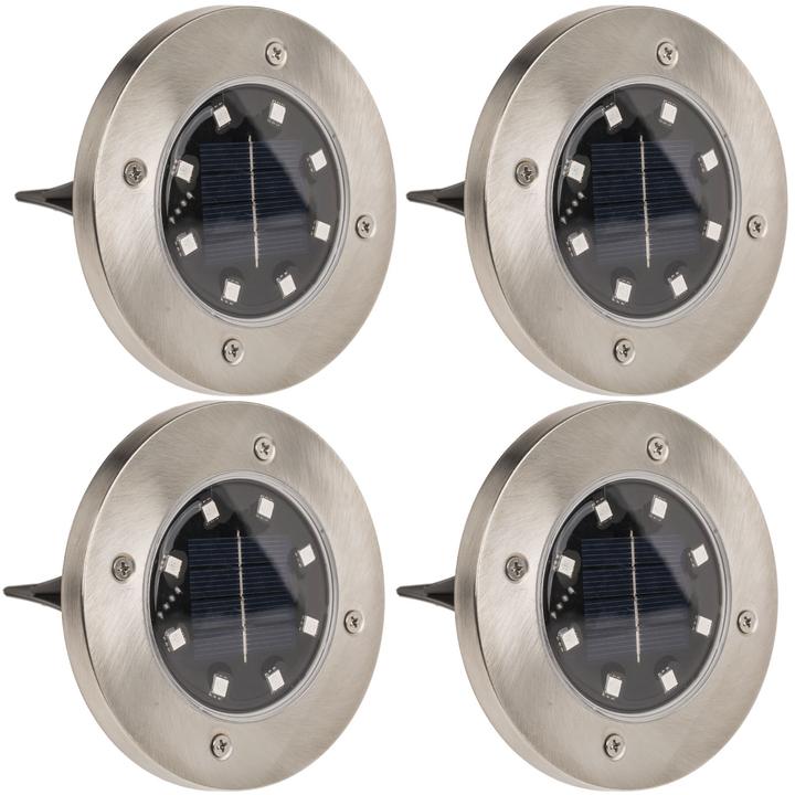 Actual product image Out of the blue LED garden ground lights, set of 4 (IP44)