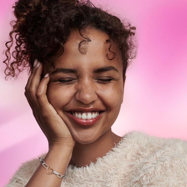 Image du produit Pandora Me 14k or rose styling heart connecting (Métal, plaqué or rose)