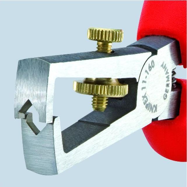 Image du produit Knipex Pince à dénuder Avec ressort d'ouverture, universel 11 01 160 (160 mm)