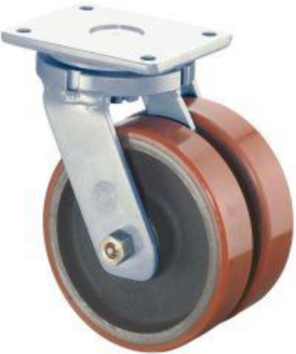 Produktbild BS Rollen Schwere Transportgeräterolle Rad-Ø 150 mm Tragfähigkeit 1600 kg Gusspolyurethan 175 mm 140 mm