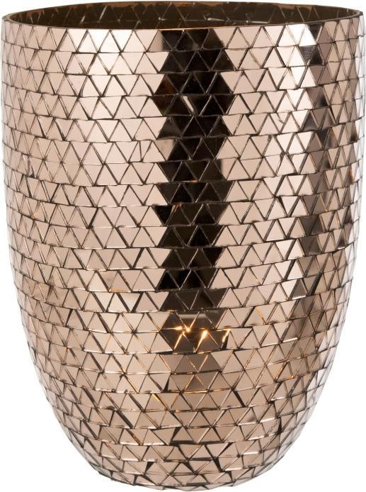 Image du produit J-Line Vase & photophore Mosaïque Ø 23/H 29 cm (Ø 23 x 29 cm)