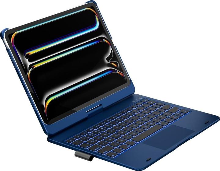 Actual product image Typecase Case Flexbook Touch with keyboard for iPad Air 11" 2024/2025 pacific blue (Eng. Int., Apple iPad Air 11 2024, Apple iPad Air 11 2025, Apple iPad Air 11 2026)