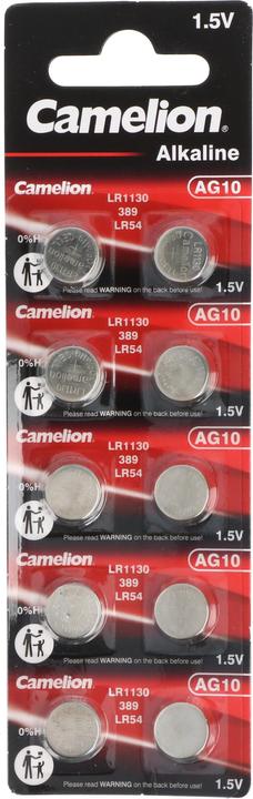 Camelion AG10 (10 Stk., AG10, 65 mAh)