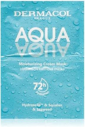 Actual product image Dermacol Aqua Moisturising Cream Mask - Moisturising Cream Face Mask