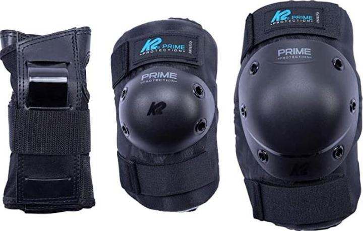 K2 Prime Pad Set (M, Wrist protectors, Knee pad, Elbow protectors, Pair)