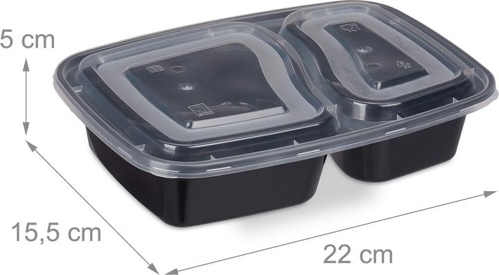 Actual product image Relaxdays Meal prep boxes