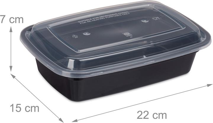 Produktbild Relaxdays Meal-Prep-Boxen