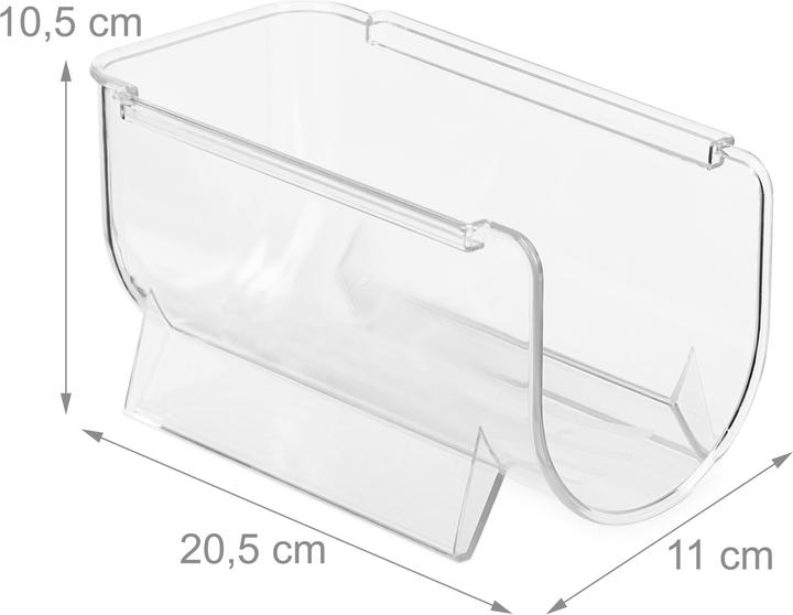 Actual product image Relaxdays Refrigerator bottle rack