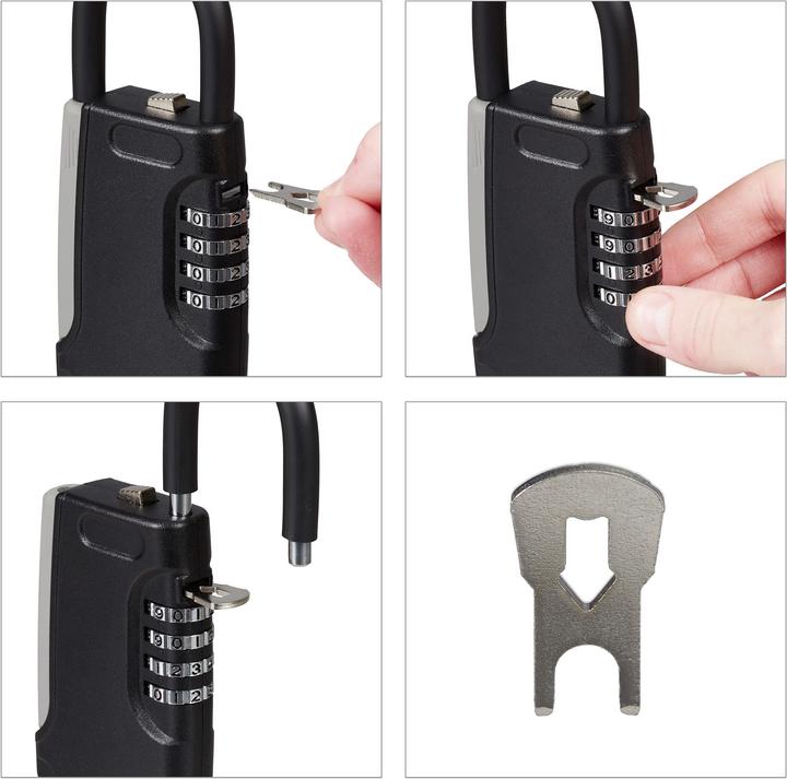 Actual product image Relaxdays Key safe