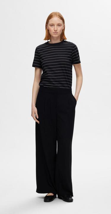 Produktbild Selected Gestreiftes Baumwoll T-Shirt (S)