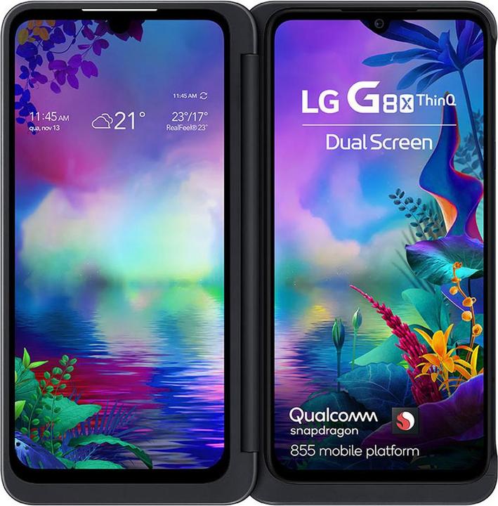 Image du produit LG Double écran G8X (128 Go, Noir, 6.40", Double SIM hybride, 4G)