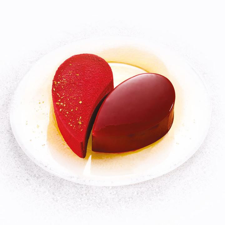 Produktbild Martellato Tortenring modernes Herz (14 cm)
