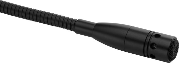 Actual product image JTS Electret gooseneck microphone with on/off push-button